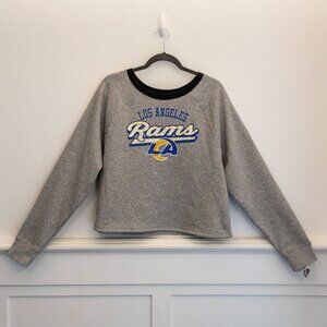 NWT Los Angeles Rams Girls NFL Team Apparel Gray Sweatshirt XL 14/16 – Cozy Flee